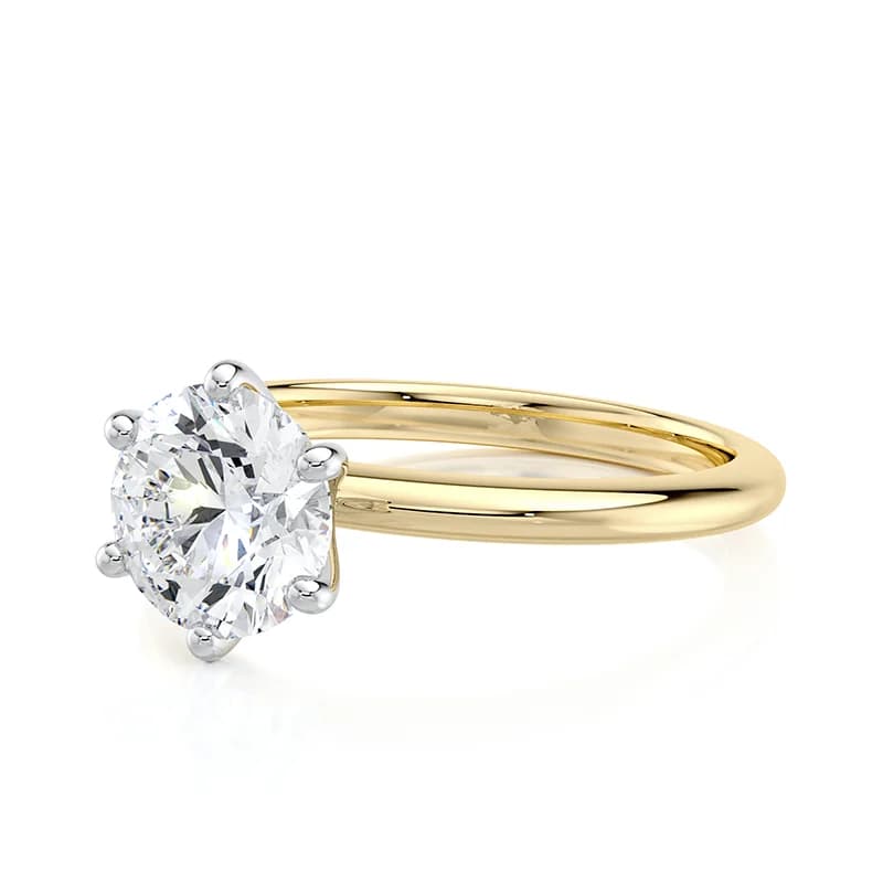 0.5 Ct Solitaire Engagement Ring — Image 1