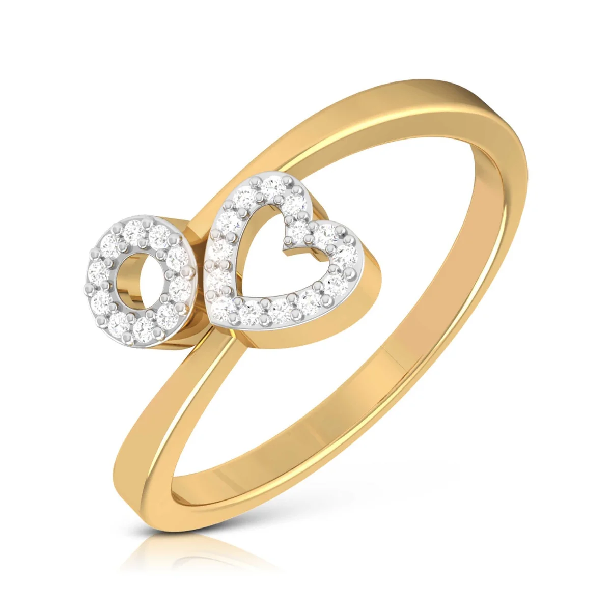Evaan Lab Grown Diamond Gold Ring – R004 | 0.07ct — Image 1