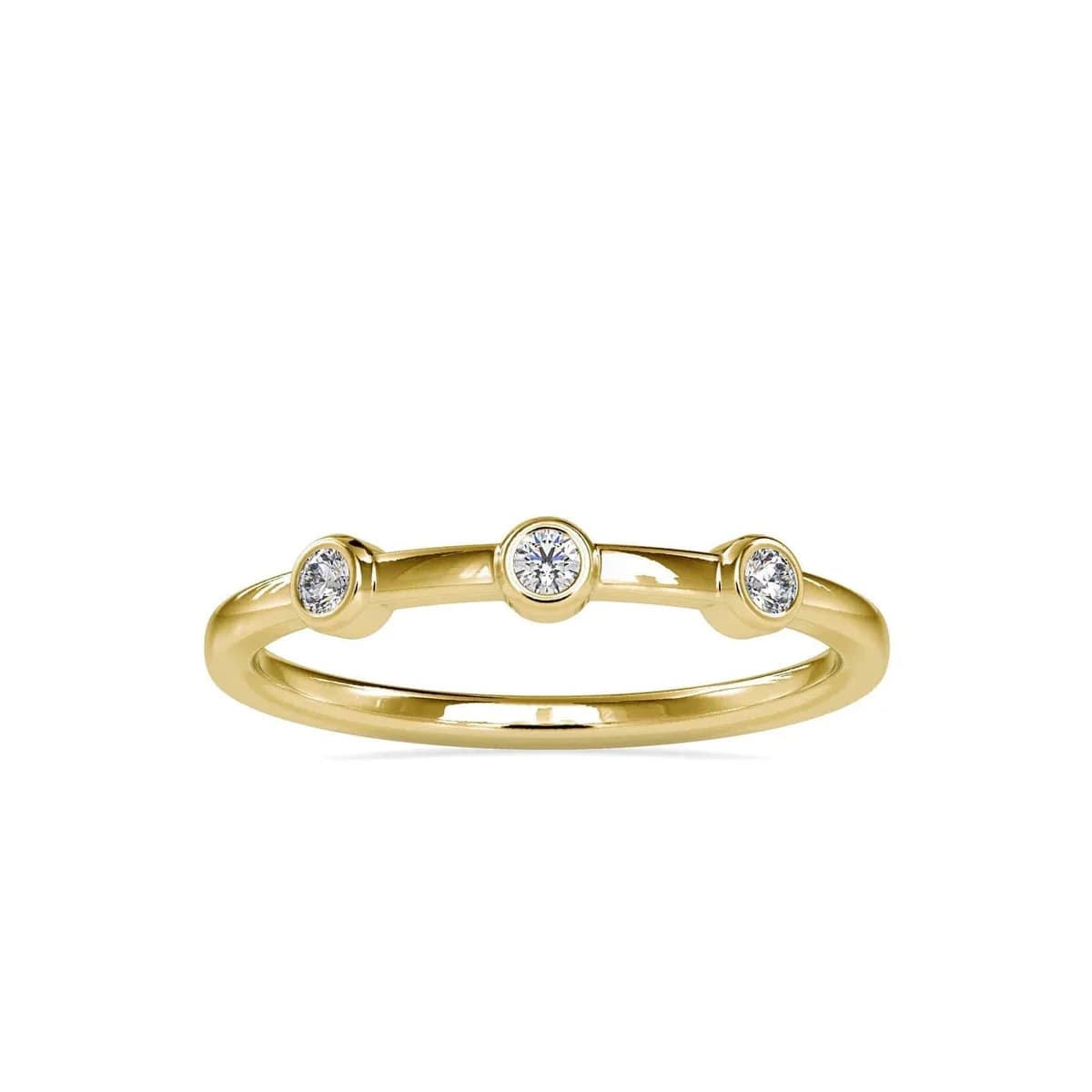 Evaan Lab Grown Diamond Gold Ring – R007 | 0.08ct — Image 1