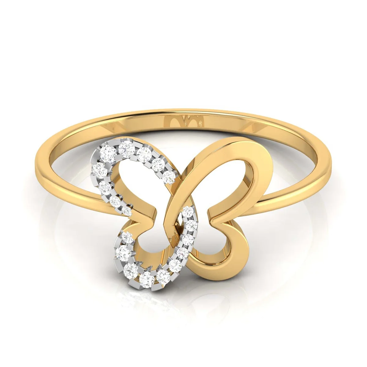 Evaan Lab Grown Diamond Gold Ring – R011 | 0.05ct — Image 1
